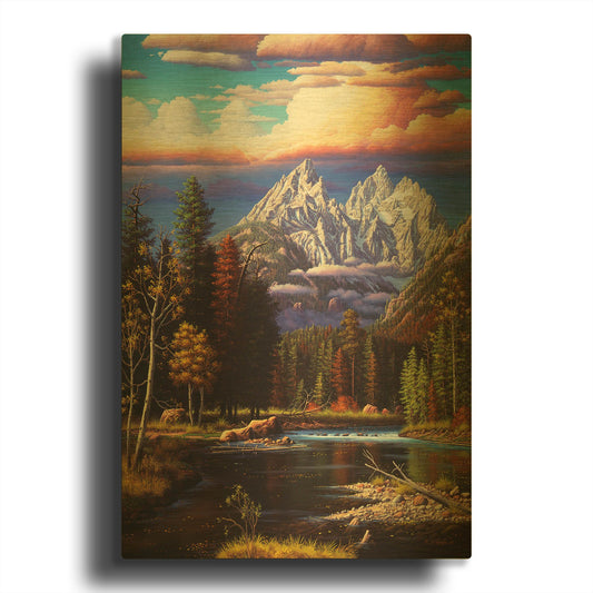 'Perfect Harmony' By R. Hed Gold Metal Wall Art