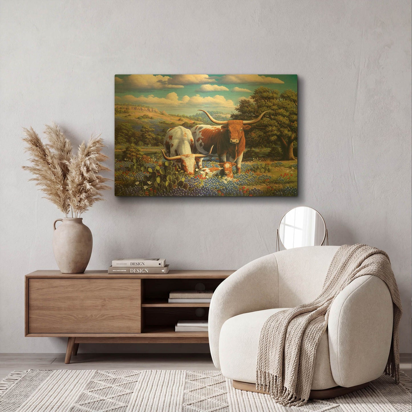 'Living Legends' By R. Hed Gold Metal Wall Art