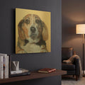 'Wiggles' By Sam Dolman Gold Metal Wall Art