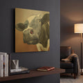 'Ruby' By Sam Dolman Gold Metal Wall Art