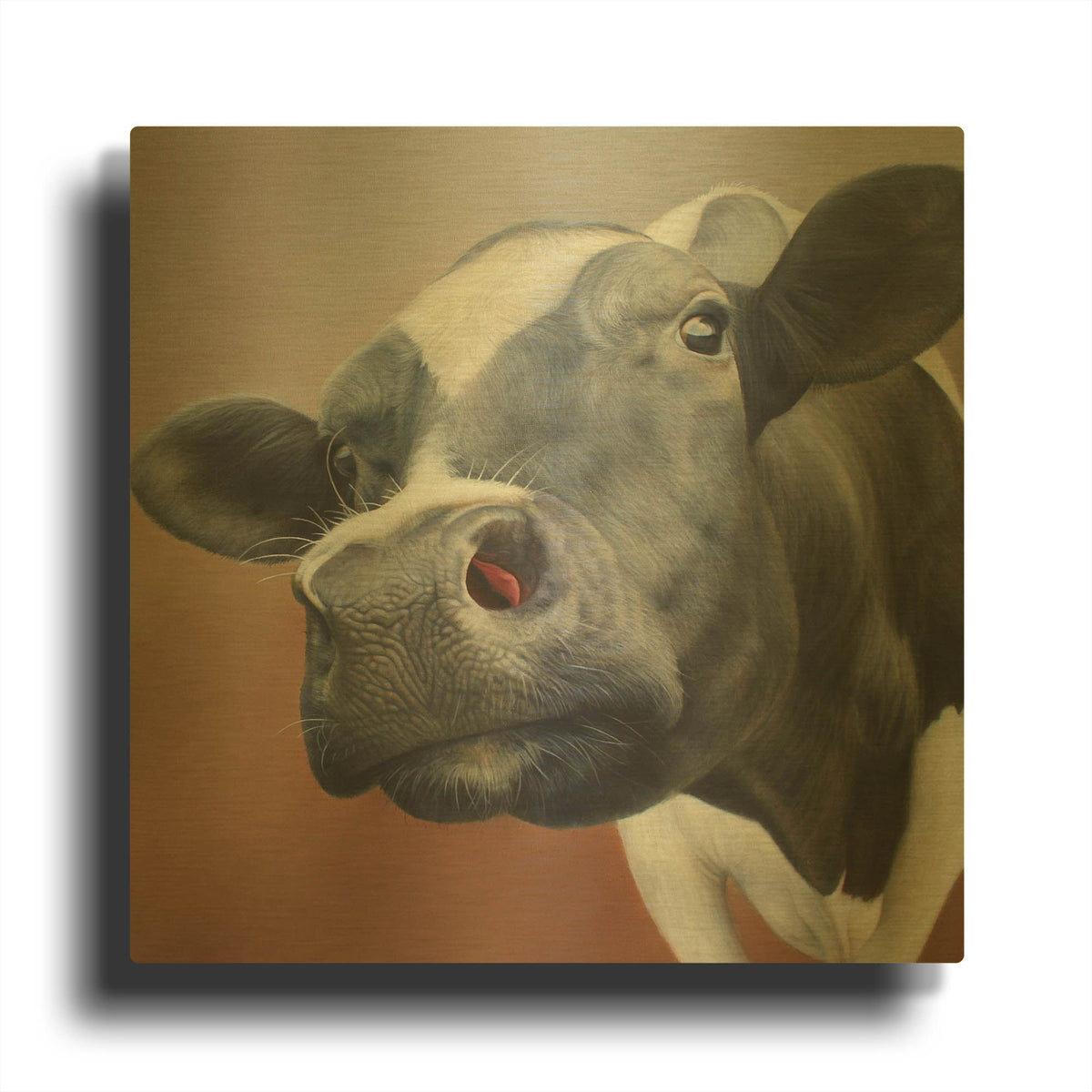 'Ruby' By Sam Dolman Gold Metal Wall Art