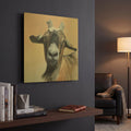 'Rosie' By Sam Dolman Gold Metal Wall Art