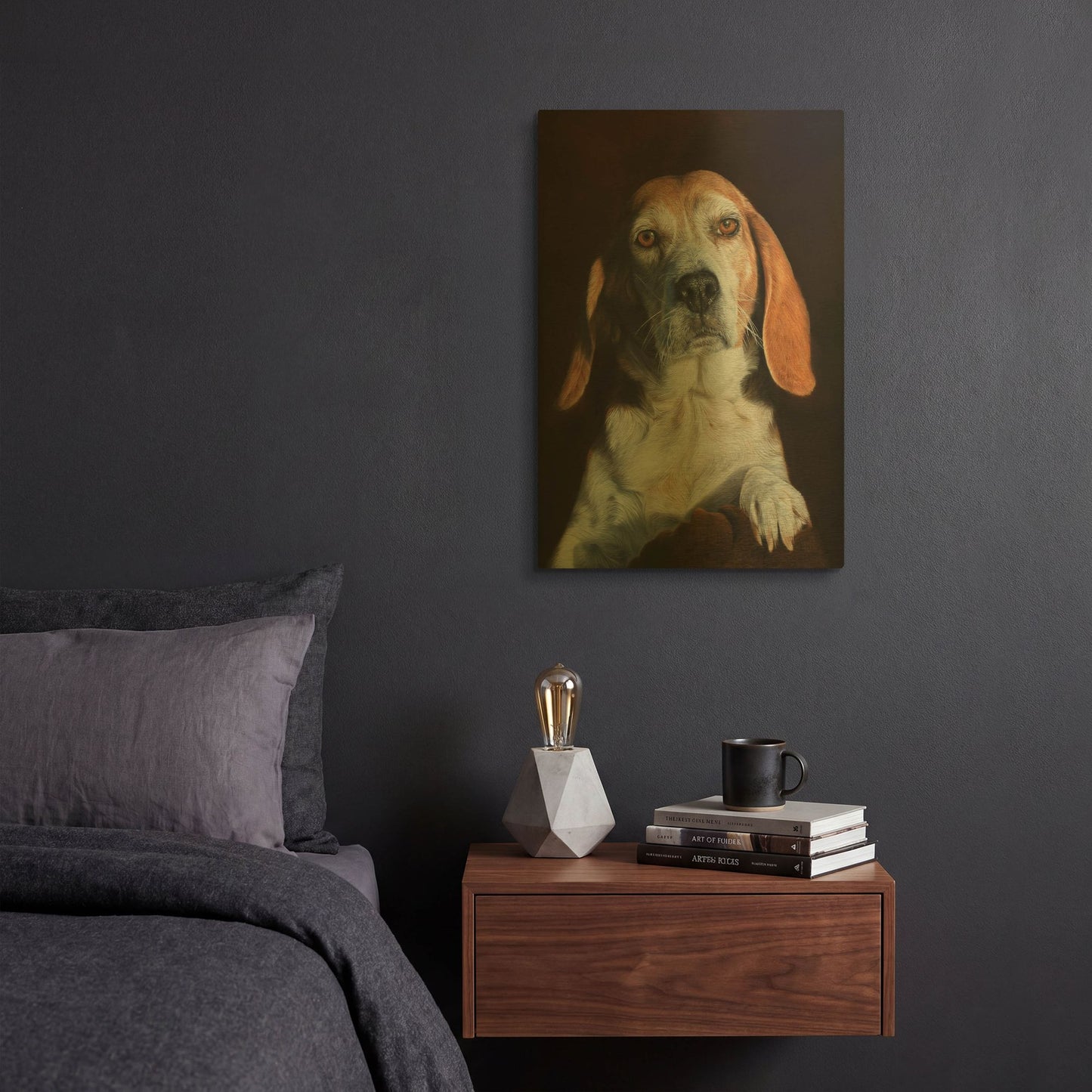 'Maggie' By Sam Dolman Gold Metal Wall Art