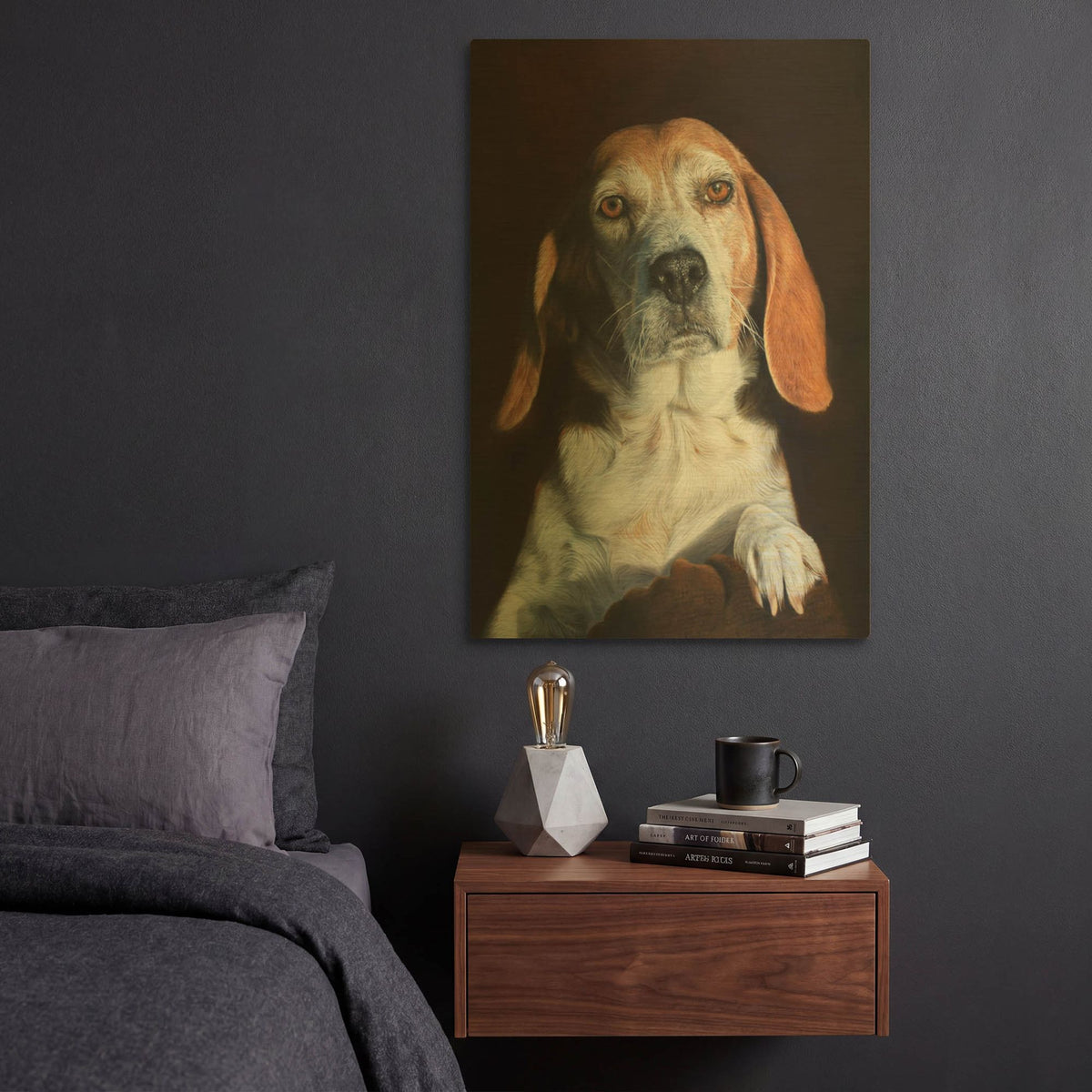 'Maggie' By Sam Dolman Gold Metal Wall Art