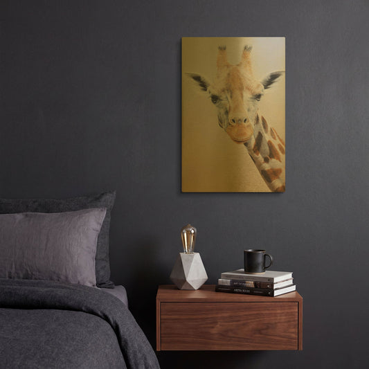 'Evie' By Sam Dolman Gold Metal Wall Art