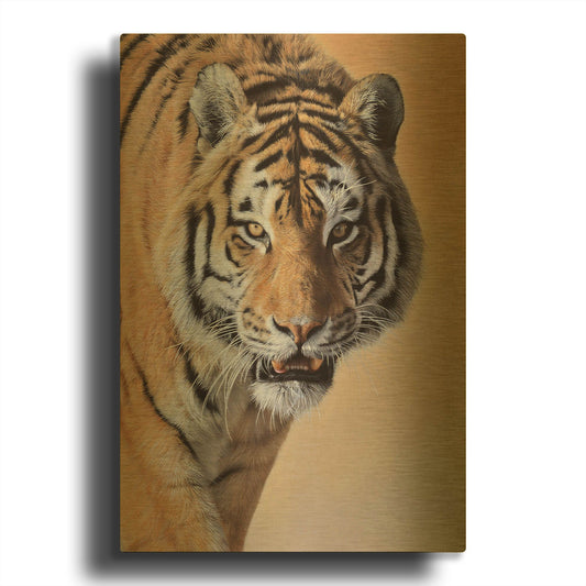 'Elektra' By Sam Dolman Gold Metal Wall Art