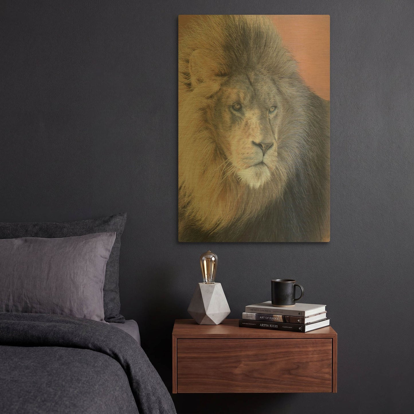'Christian' By Sam Dolman Gold Metal Wall Art