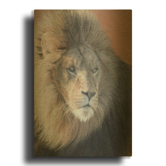 'Christian' By Sam Dolman Gold Metal Wall Art
