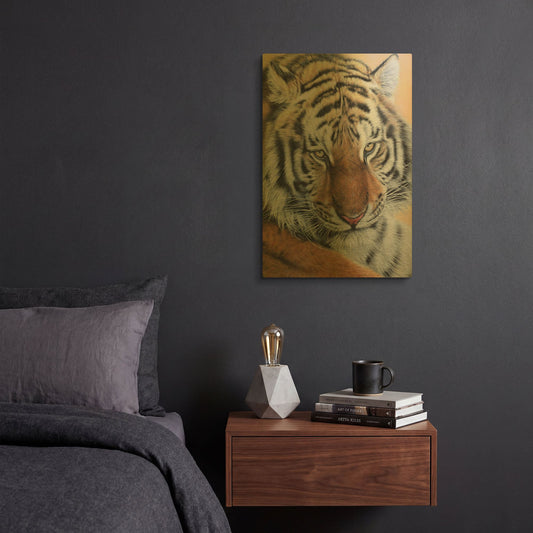 'Alexei' By Sam Dolman Gold Metal Wall Art