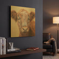 'Aila' By Sam Dolman Gold Metal Wall Art