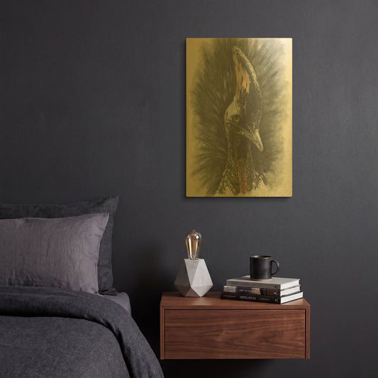 'Marvelous, Simply Marvelous' By Barbara Keith Gold Metal Wall Art