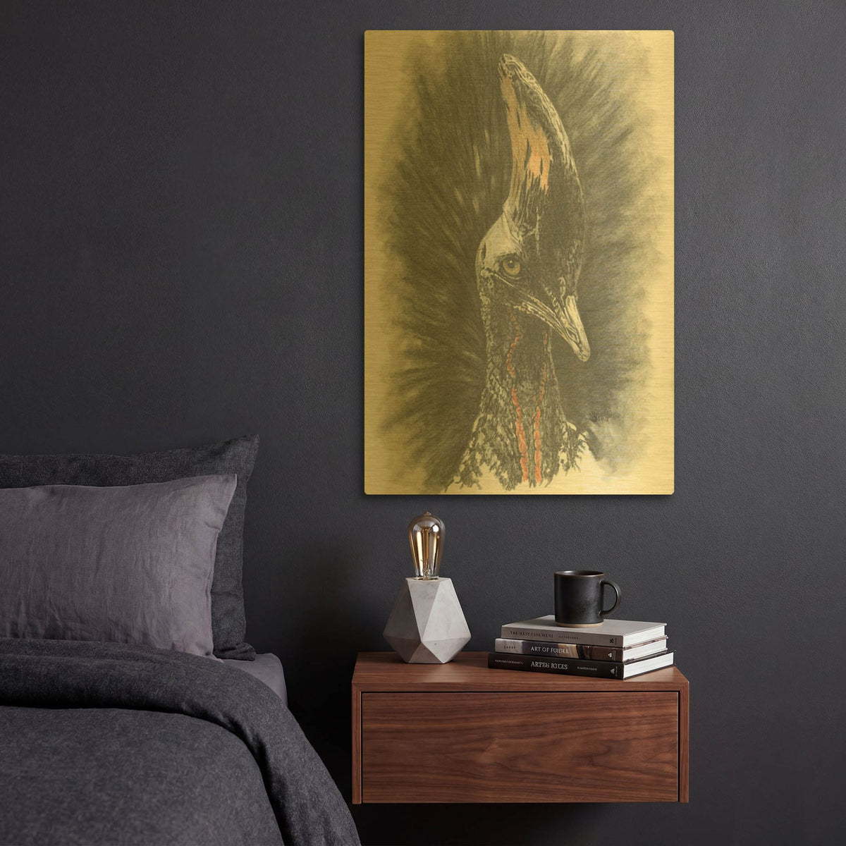 'Marvelous, Simply Marvelous' By Barbara Keith Gold Metal Wall Art