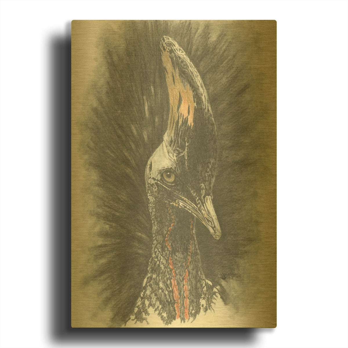 'Marvelous, Simply Marvelous' By Barbara Keith Gold Metal Wall Art