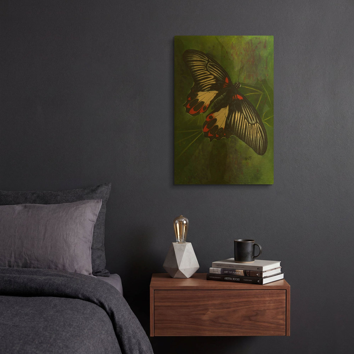 'Simplicity' By Barbara Keith Gold Metal Wall Art