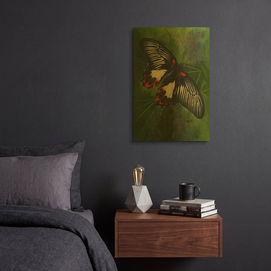 'Simplicity' By Barbara Keith Gold Metal Wall Art
