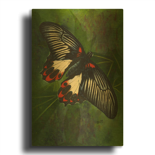 'Simplicity' By Barbara Keith Gold Metal Wall Art