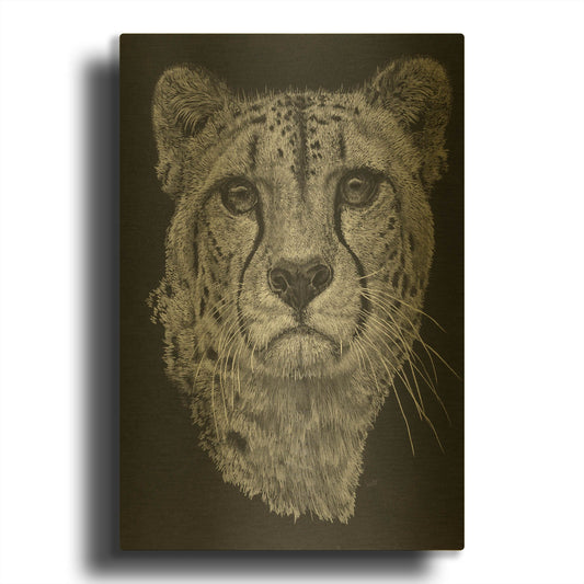 'Imperial' By Barbara Keith Gold Metal Wall Art
