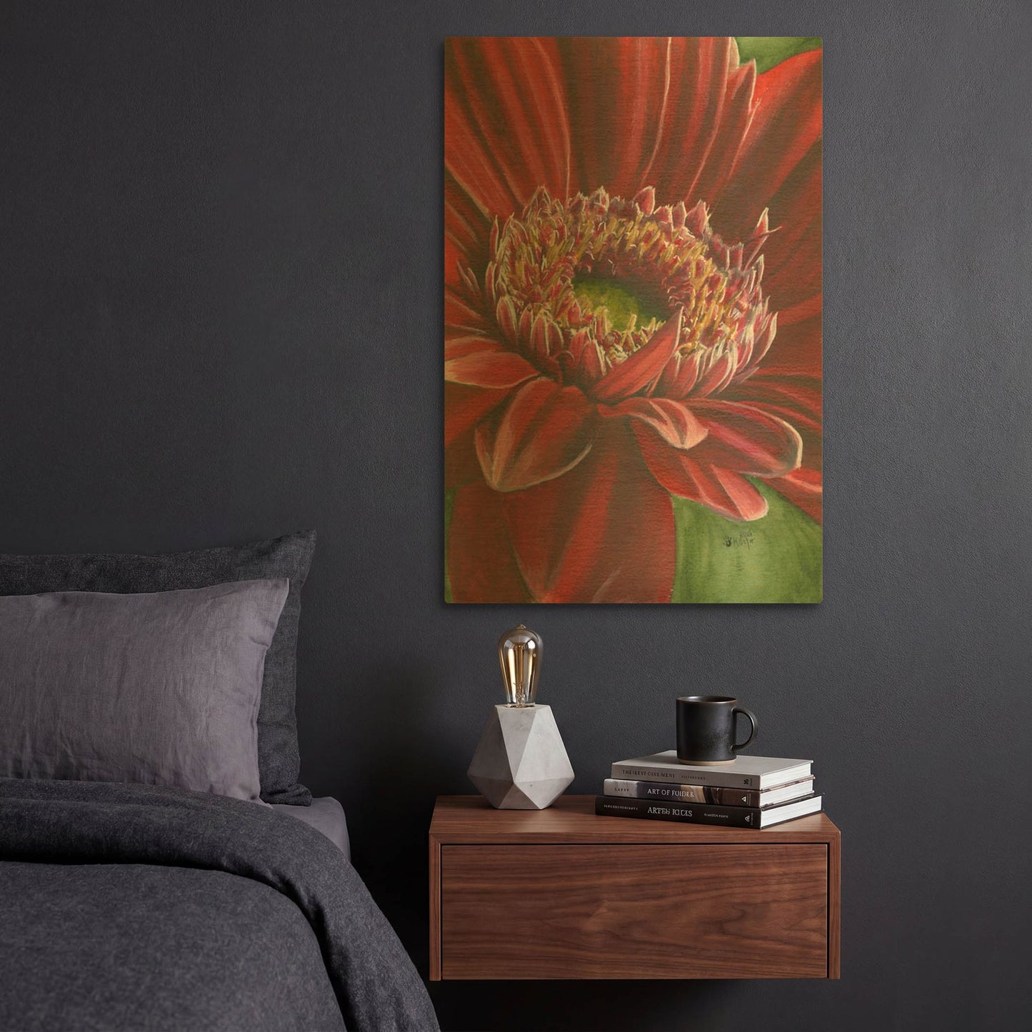 'Bauble' By Barbara Keith Gold Metal Wall Art