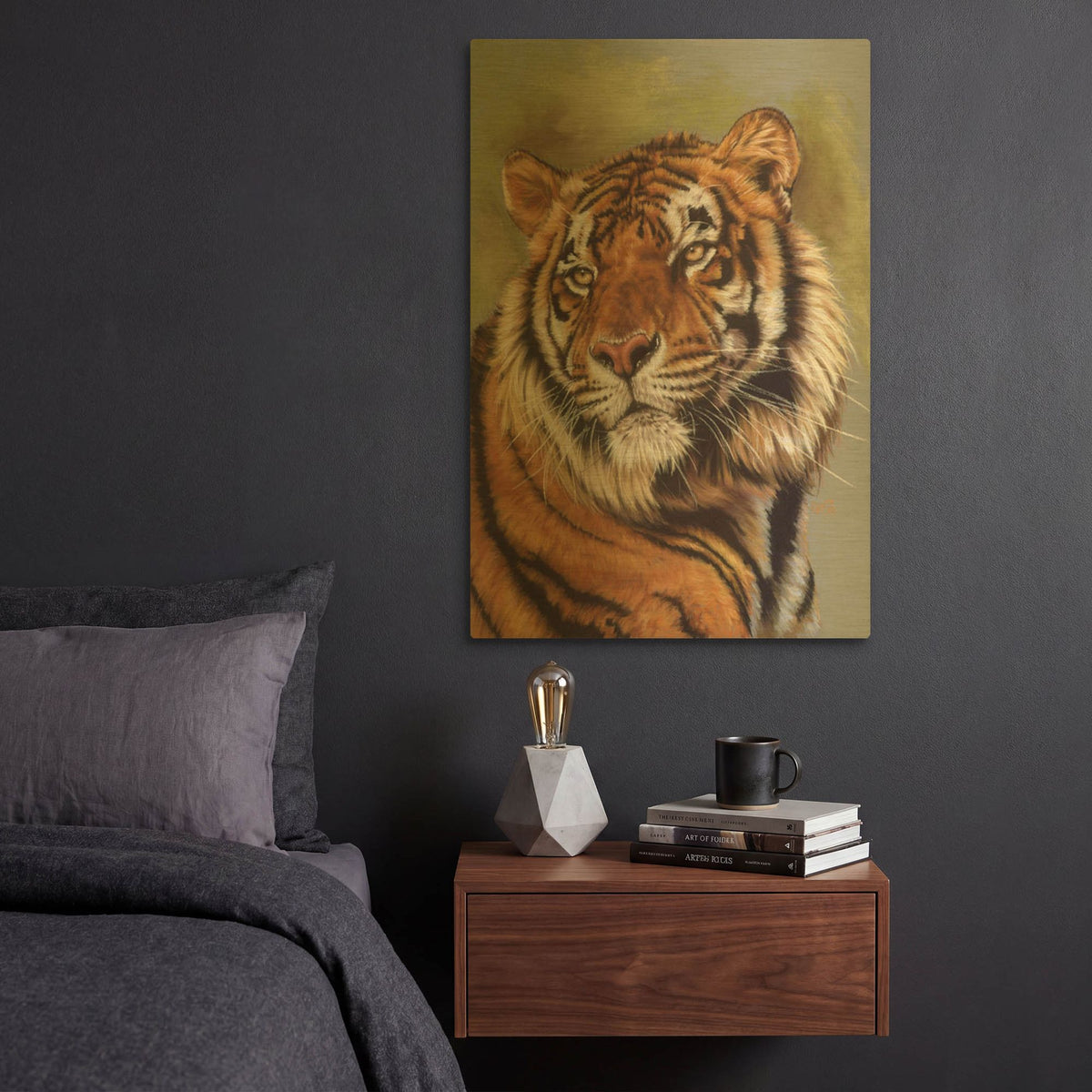 'Power & Grace' By Barbara Keith Gold Metal Wall Art