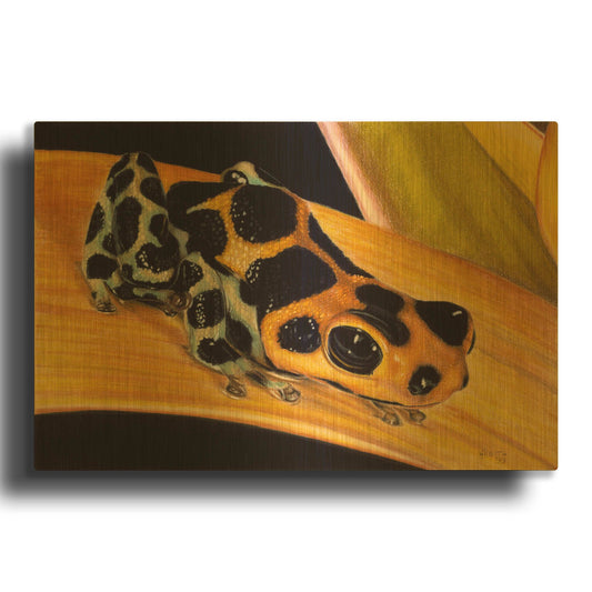 'Quiet Morning' By Barbara Keith Gold Metal Wall Art