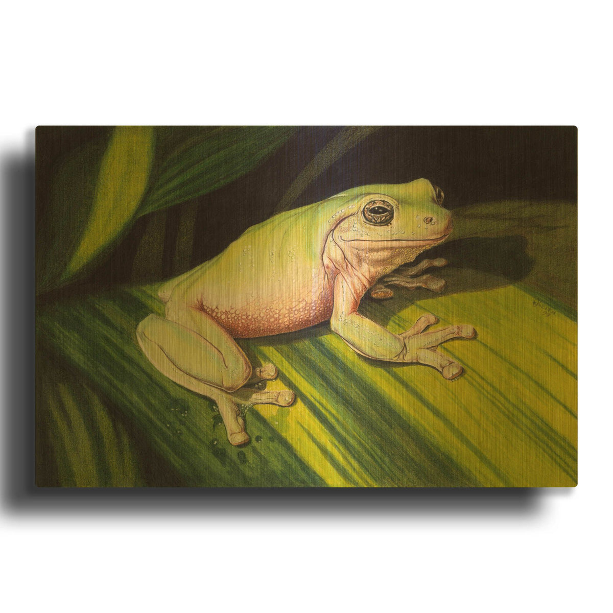 'Early Mornin' By Barbara Keith Gold Metal Wall Art