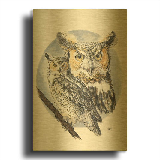 'Intrepid' By Barbara Keith Gold Metal Wall Art