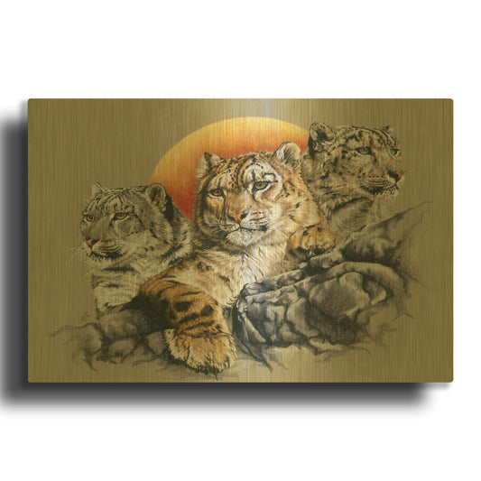 'Kindred Spirits' By Barbara Keith Gold Metal Wall Art