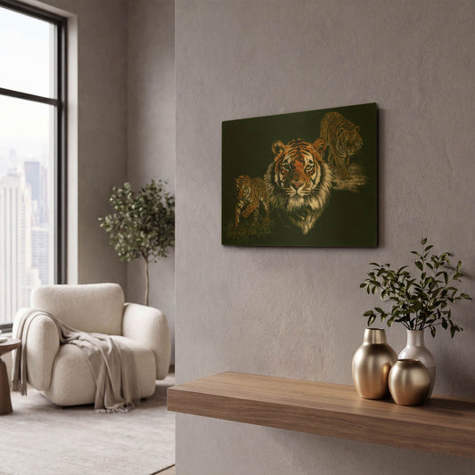 'Myth, Fable & Fantasy' By Barbara Keith Gold Metal Wall Art