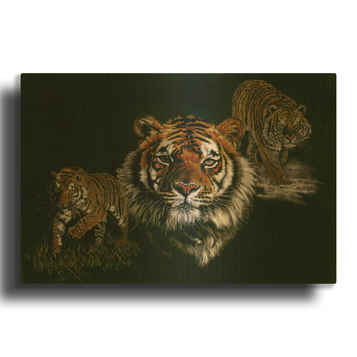 'Myth, Fable & Fantasy' By Barbara Keith Gold Metal Wall Art
