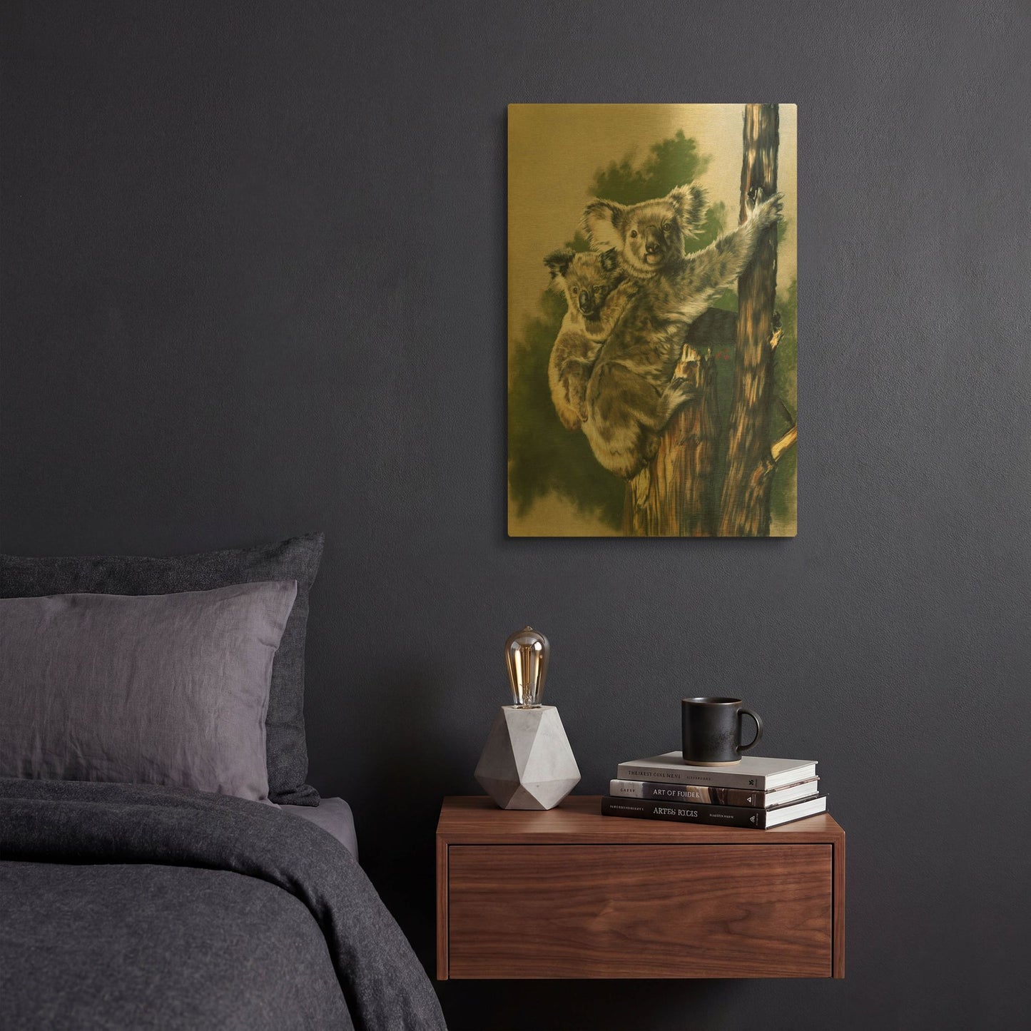 'Brown-Eyed Beauties' By Barbara Keith Gold Metal Wall Art