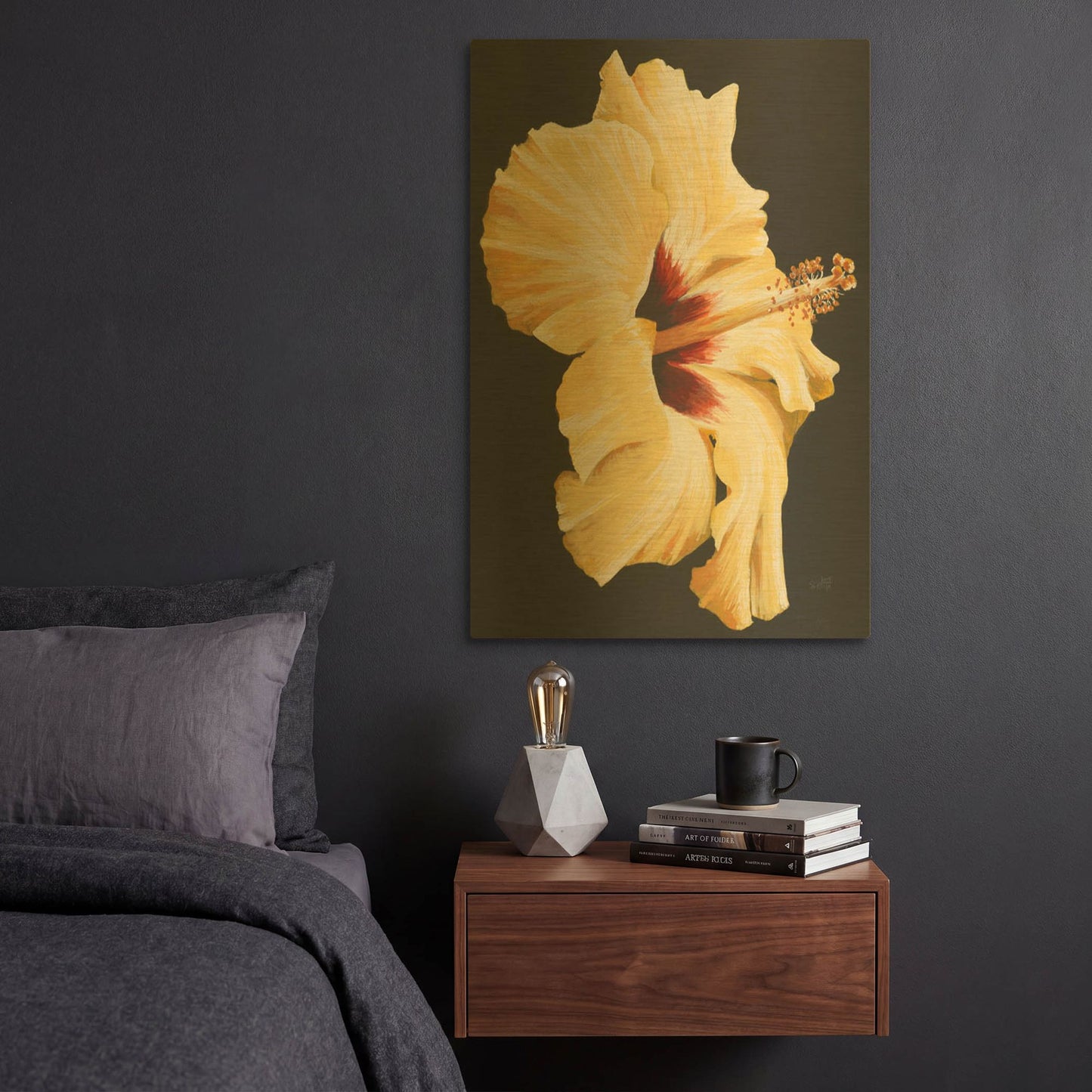 'Sunny' By Barbara Keith Gold Metal Wall Art