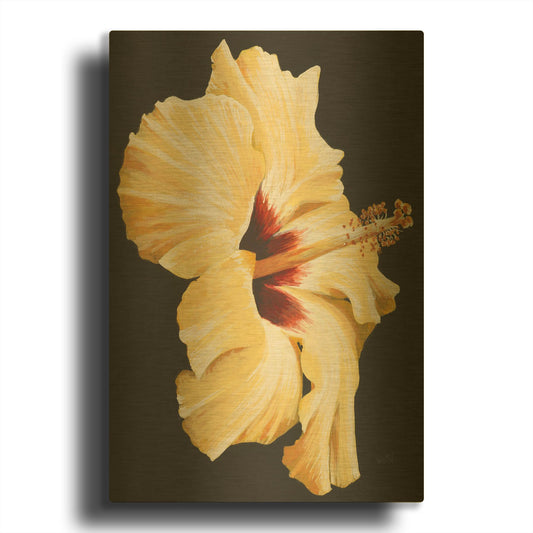'Sunny' By Barbara Keith Gold Metal Wall Art