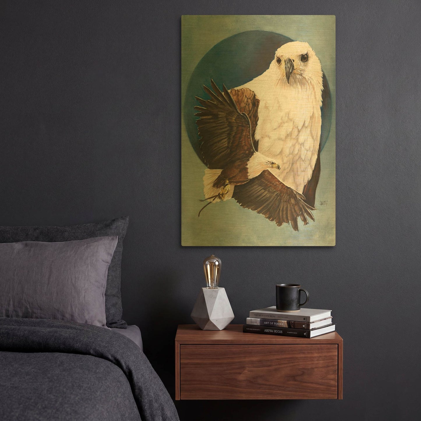 'Unrivaled' By Barbara Keith Gold Metal Wall Art