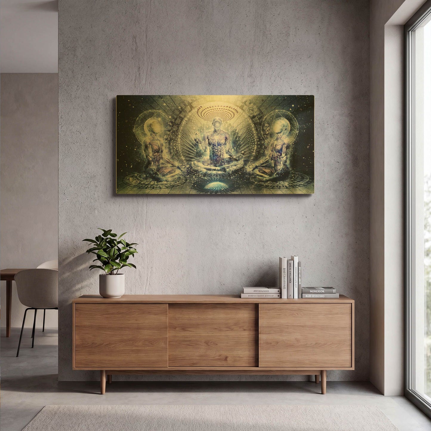 'Awake Could Be So Beautiful' By Cameron Gray Gold Metal Wall Art