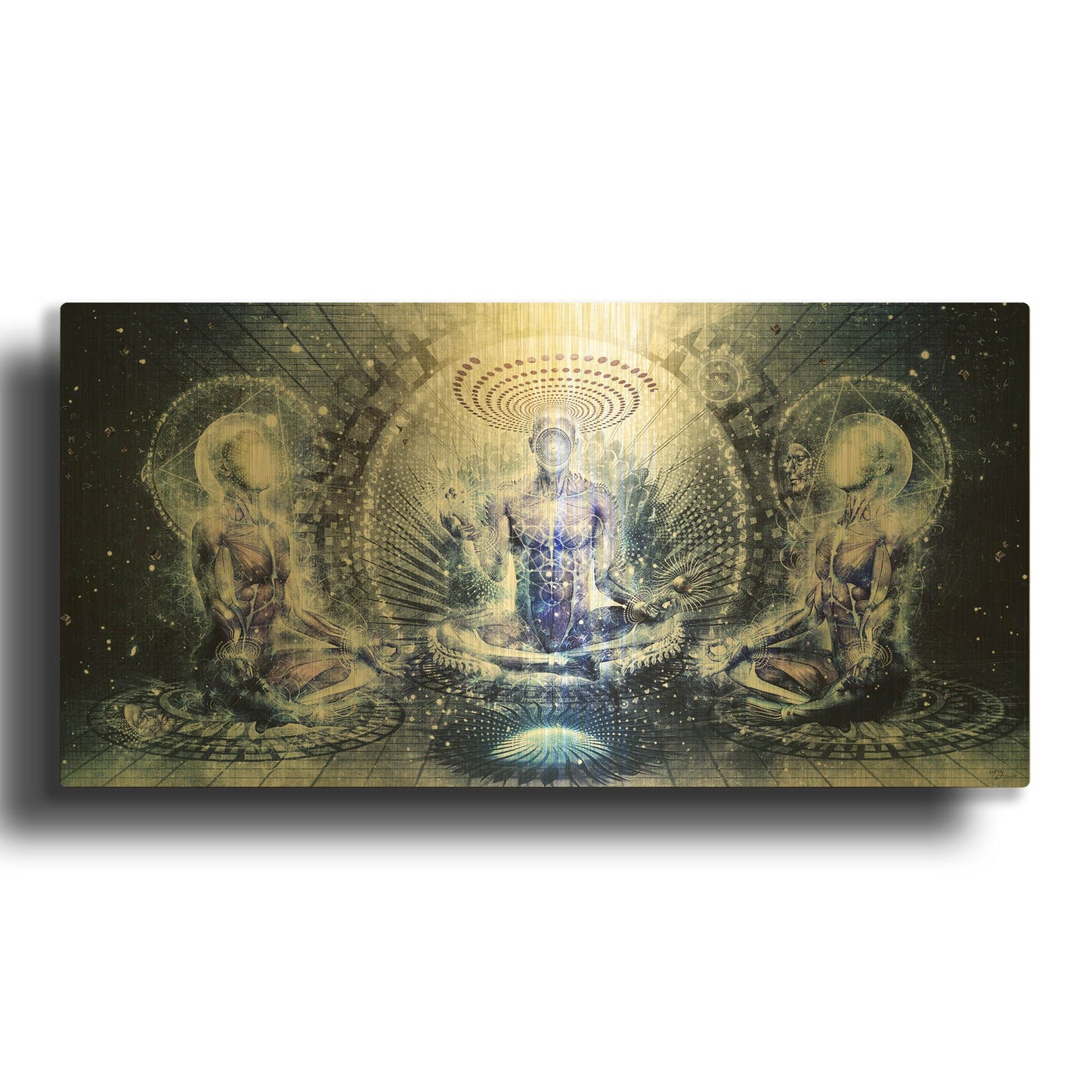 'Awake Could Be So Beautiful' By Cameron Gray Gold Metal Wall Art