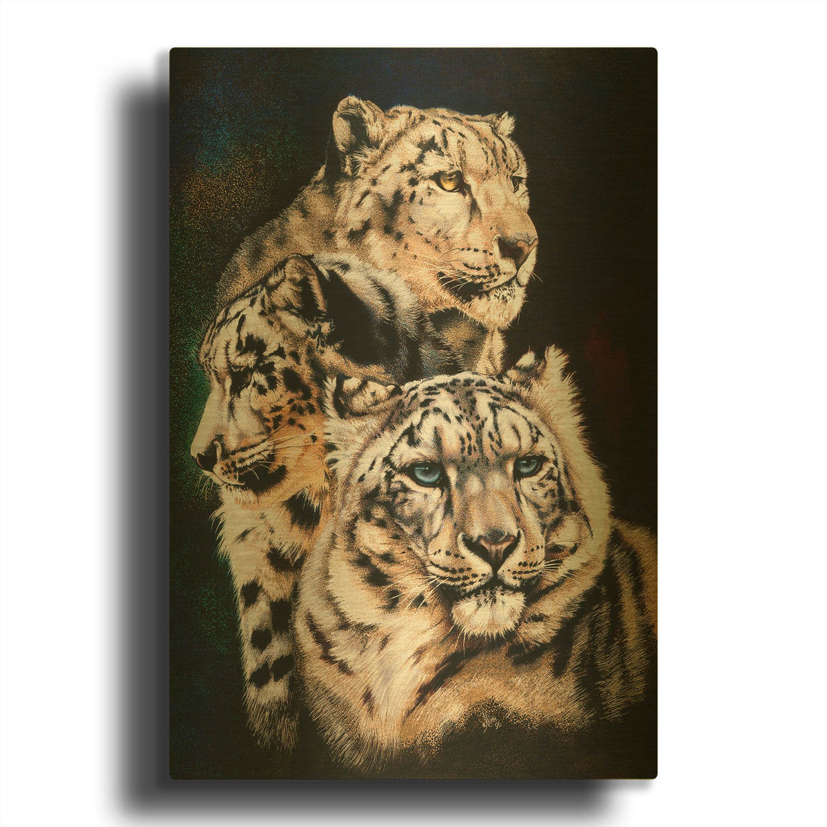 'The 3 Graces' By Barbara Keith Gold Metal Wall Art