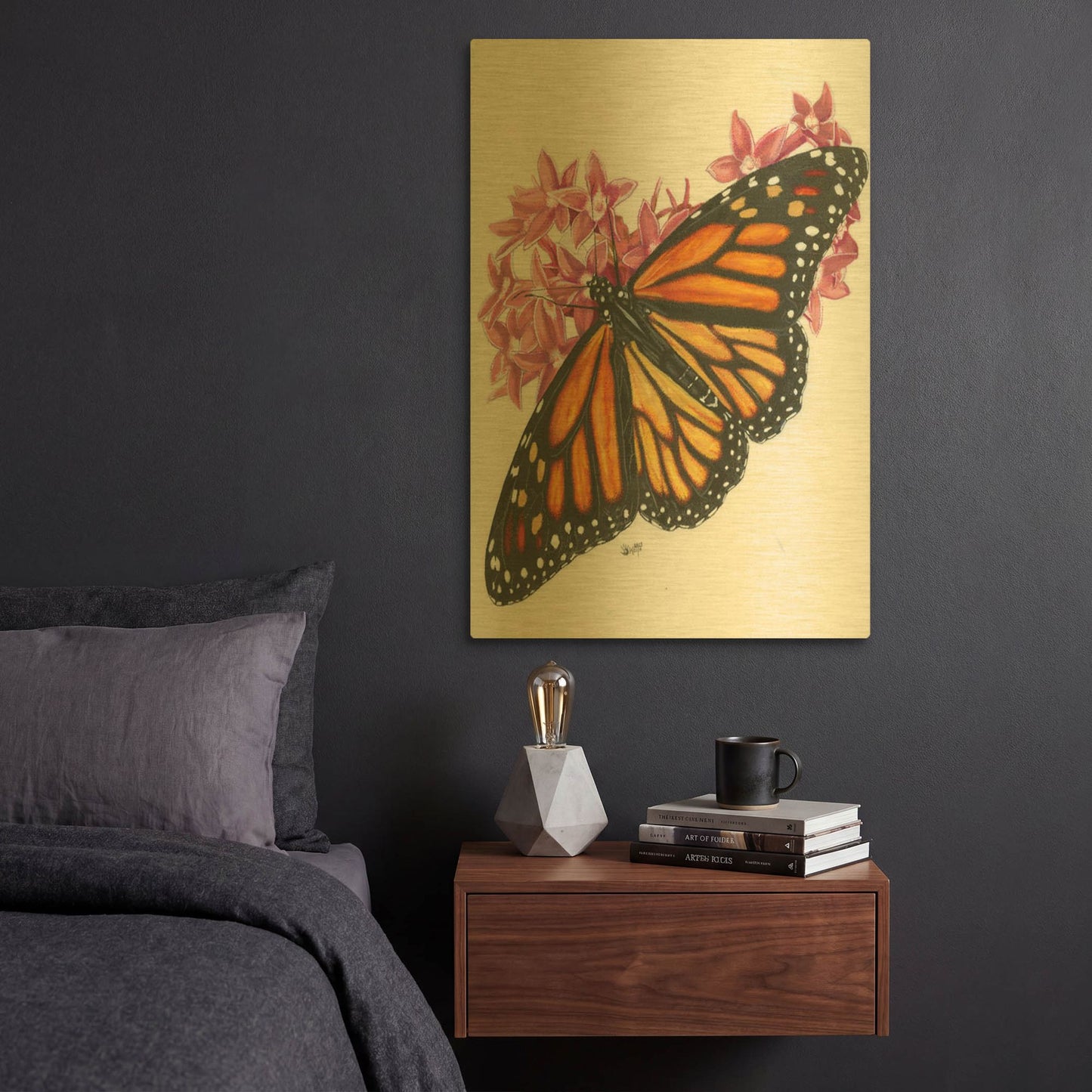 'Discovery' By Barbara Keith Gold Metal Wall Art