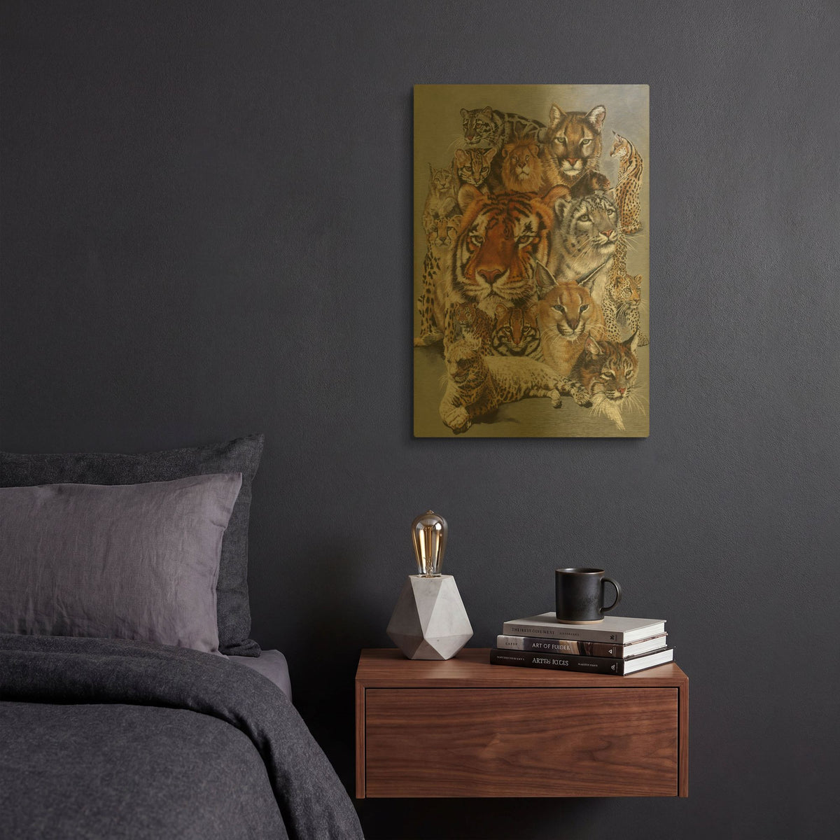 'Noble Heritage' By Barbara Keith Gold Metal Wall Art