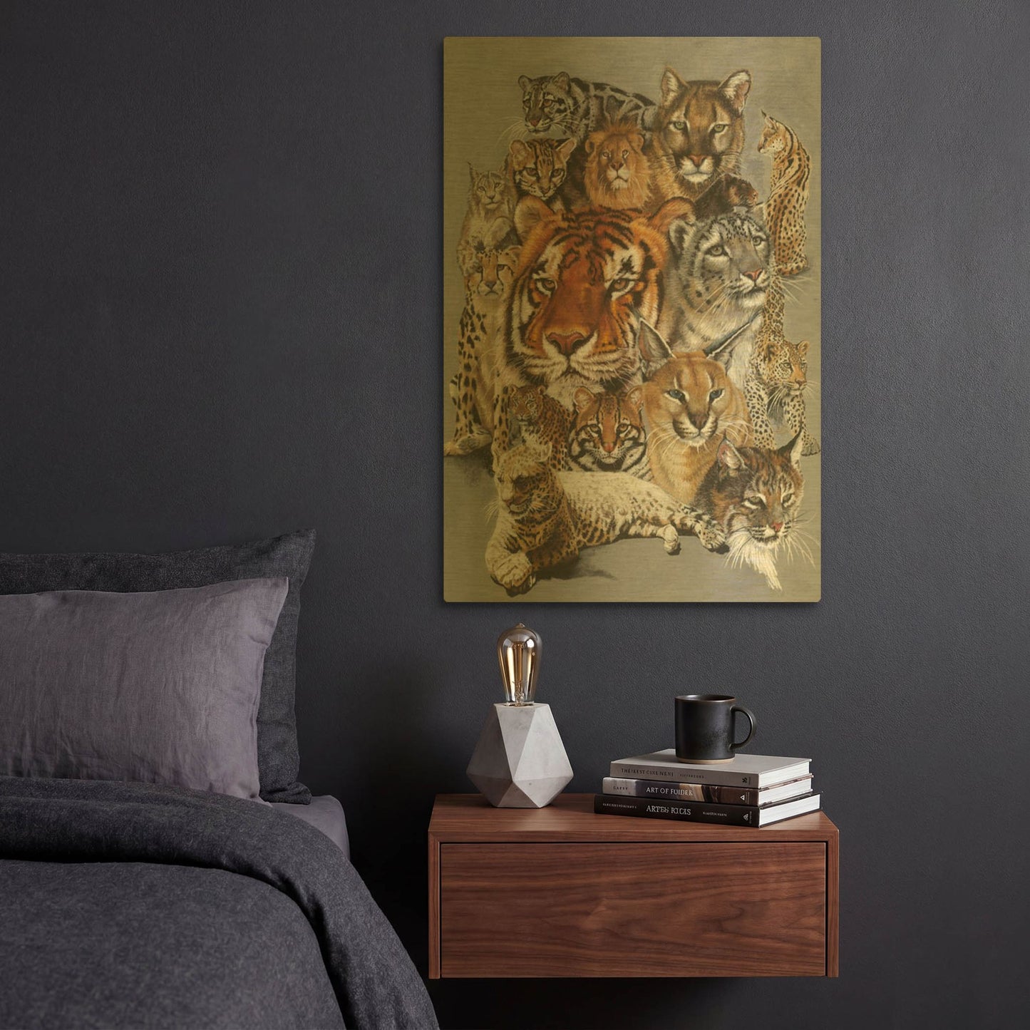 'Noble Heritage' By Barbara Keith Gold Metal Wall Art