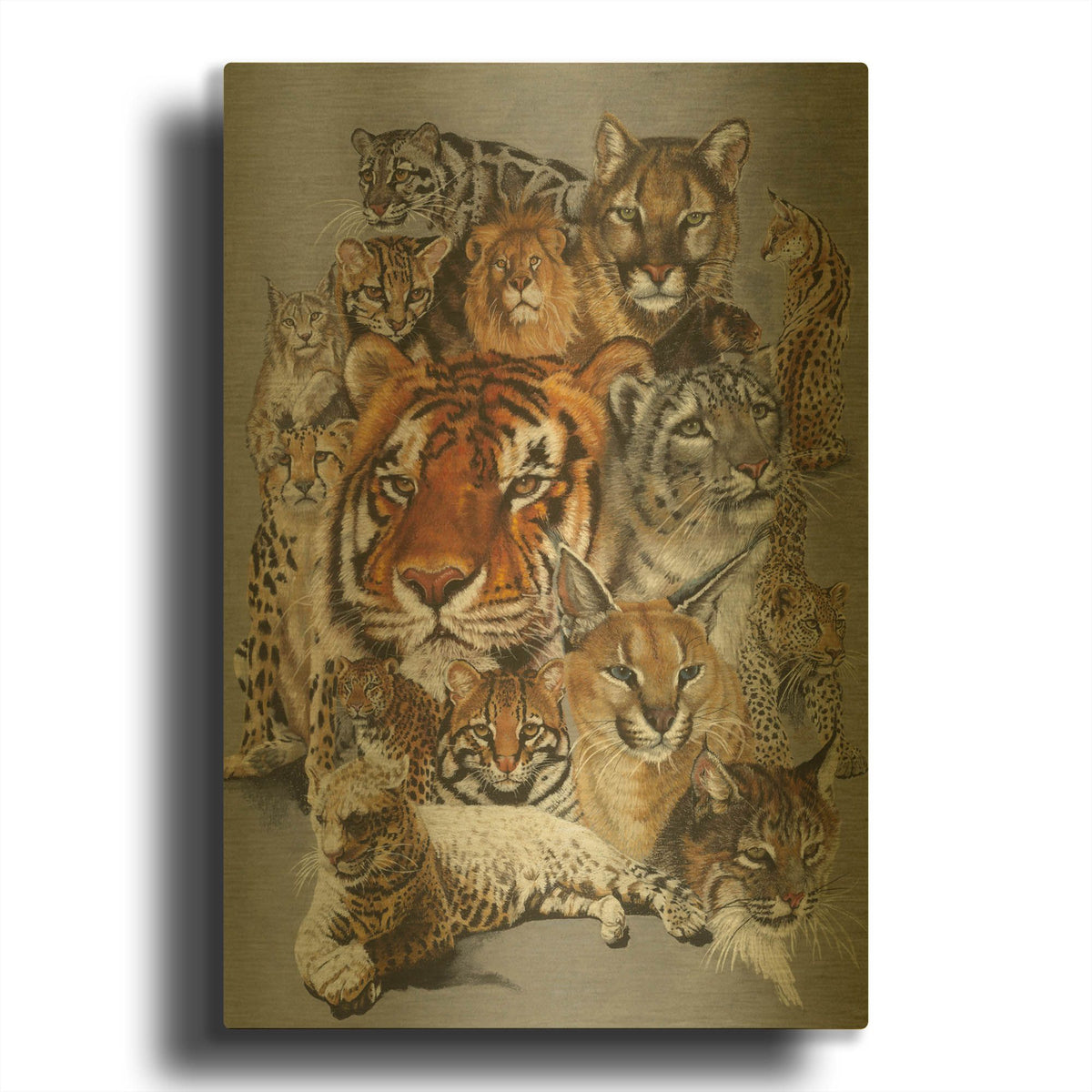 'Noble Heritage' By Barbara Keith Gold Metal Wall Art
