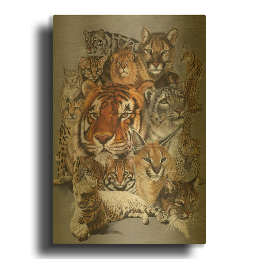 'Noble Heritage' By Barbara Keith Gold Metal Wall Art