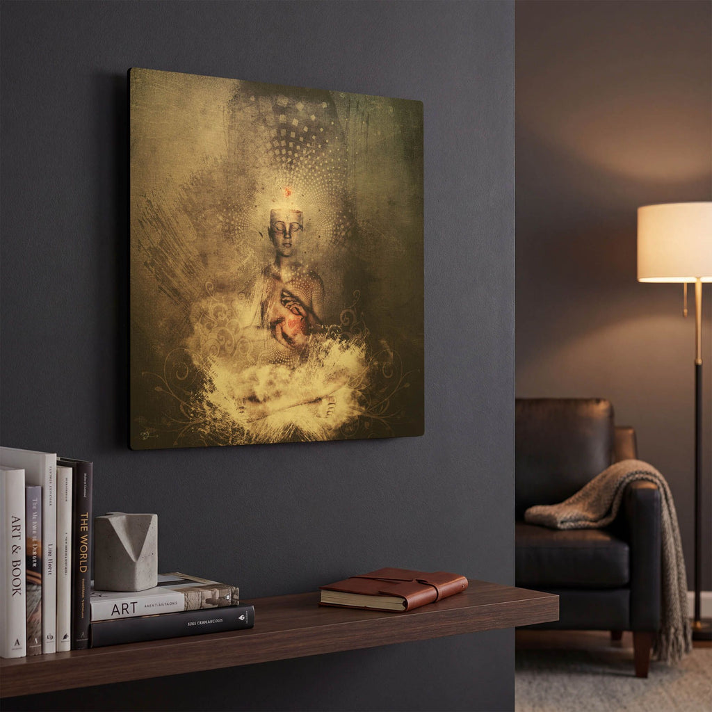 'Forever Can Be' By Cameron Gray Gold Metal Wall Art