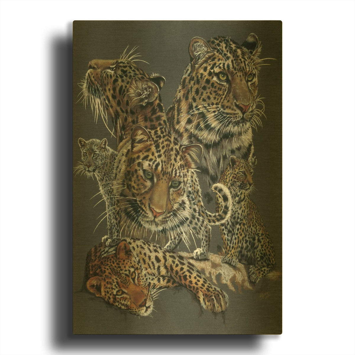 'Shameless' By Barbara Keith Gold Metal Wall Art