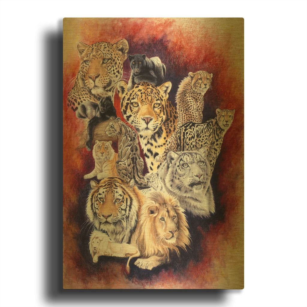 'Baker' By Barbara Keith Gold Metal Wall Art