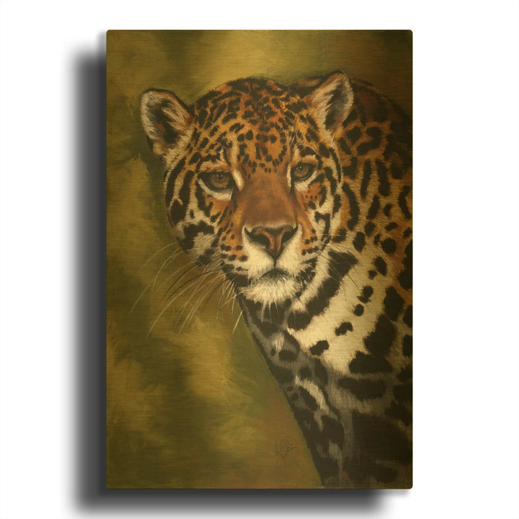 'Nightwatch' By Barbara Keith Gold Metal Wall Art