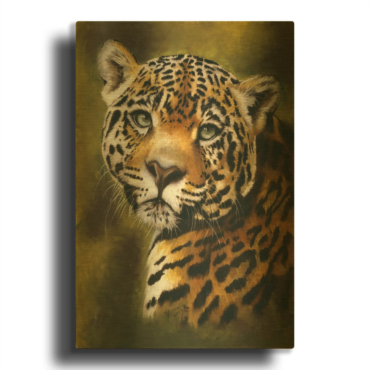 'Enchantress' By Barbara Keith Gold Metal Wall Art