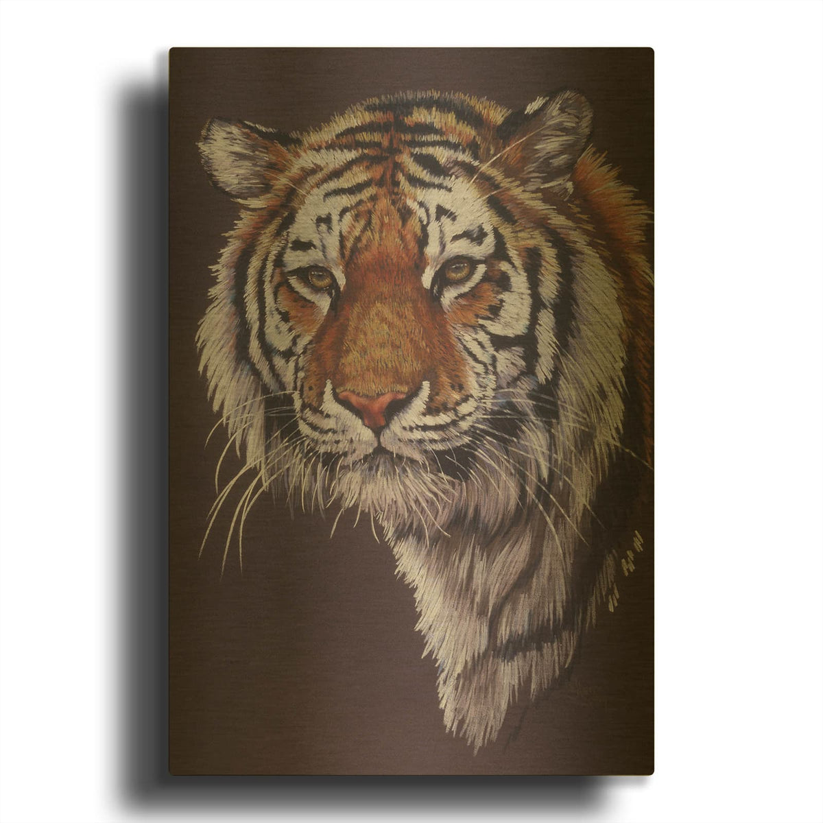 'Desperado' By Barbara Keith Gold Metal Wall Art