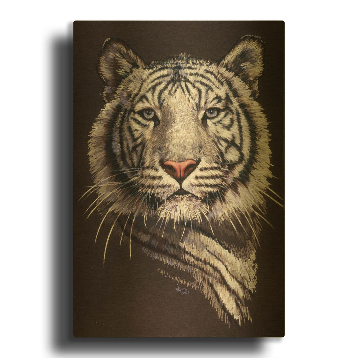 'Sorcerer' By Barbara Keith Gold Metal Wall Art