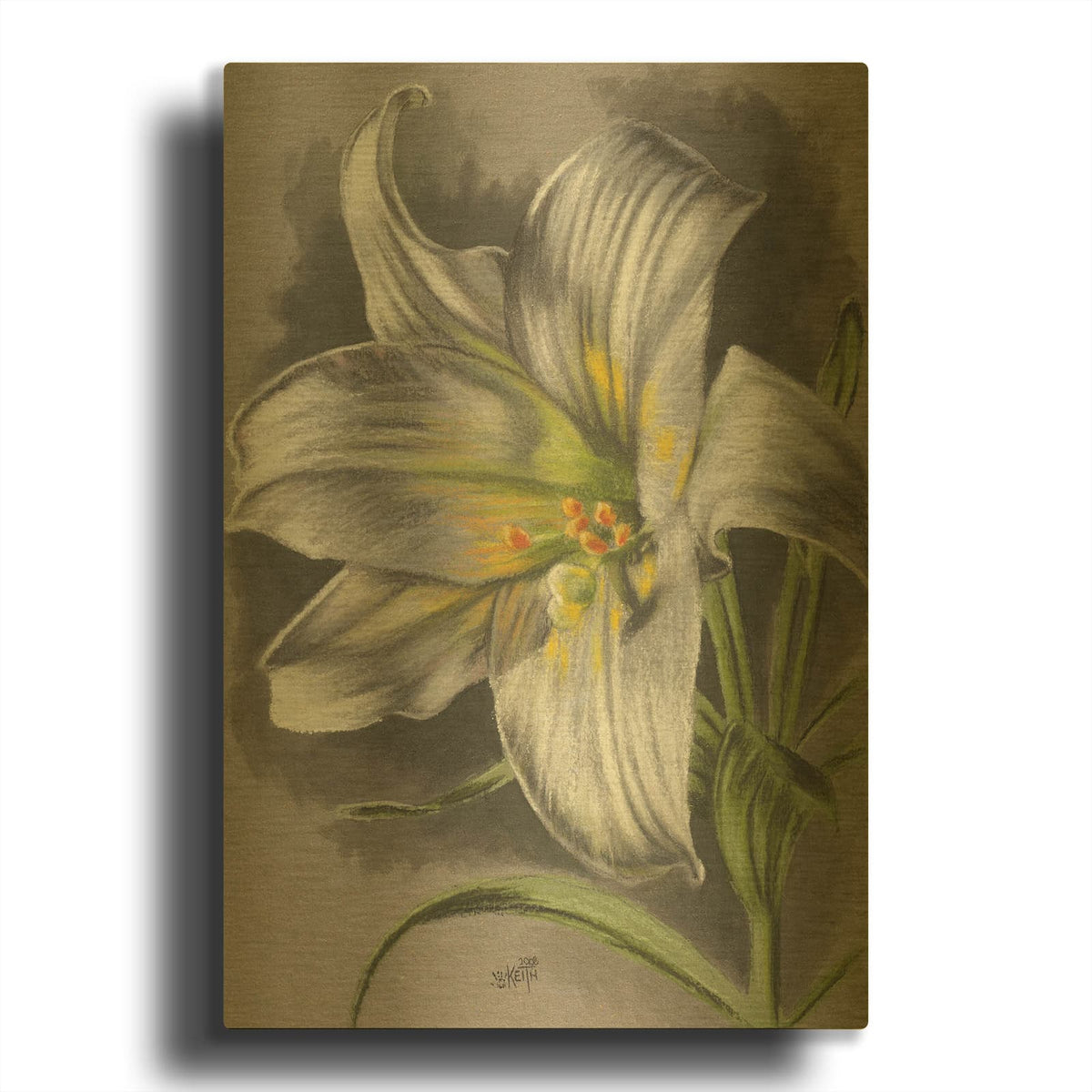 'Arise' By Barbara Keith Gold Metal Wall Art
