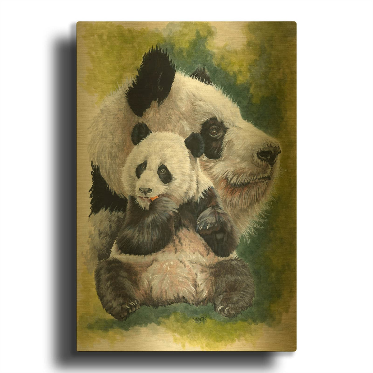 'Rarified' By Barbara Keith Gold Metal Wall Art